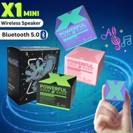 X1 Mini Wireless Bluetooth Speaker, 360 ° Stereo Surround Bass, Audio Music & Calls ,Portable Speake