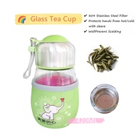 Christian Glass Cup-A Pure Heart 大肚杯 | Bible Verse Scripture Cute Cup | Chrisitan Birthday Gift Idea