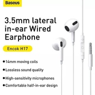Baseus Headset Kabel H17 Audio Jack 3.5Mm Encok Earphone Bass Gaming Headset