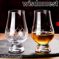 WISDOMEST Whiskey Wine Glass European Style Barware 200ml Tasting Cup