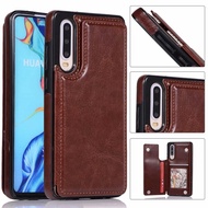 Casing Huawei P30 pro p30lite mate 20 pro huawei mate 20lite Magnetic Flip Leather Shockproof Back Case