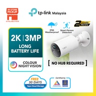 TP-Link 2K/3MP Smart Wire-Free Indoor/Outdoor Security Camera Night Vision CCTV Camera Tapo C410