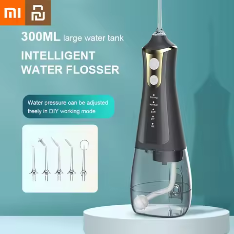 Xiaomi Dental Irrigator Floss DIY Mode 5 Jets Water Flosser Pick Mouth Washing Machine Cleaning USB 