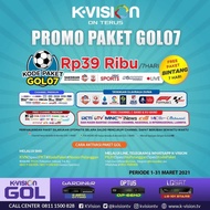 e-voucher paket garmedia k-vision GOL07 7hari