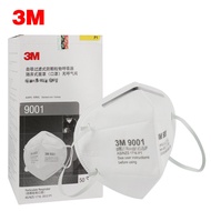 หน้ากาก 3M 9001V ป้องกันฝุ่น PM 2.5 แบบมีวาล์วระบายอากาศ 1 กล่อง 25 ชิ้น