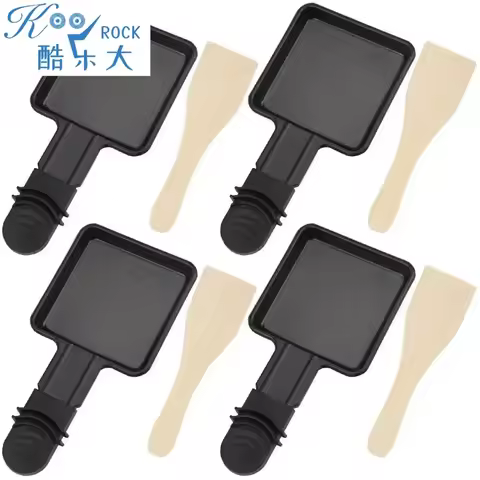 Electric Cheese Raclette Grill with Non-stick Grilling Pan and Spatula for BBQ Party