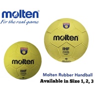 Molten H1R / H2R / H3R Handball (Sz1 - Sz3) Molten Rubber Handball / Molten Bola Baling 摩腾手球H1R/ H2R