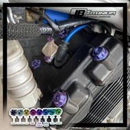 GR5 TITANIUM | Head Bolt Set | Raider 150Fi & Carb | 1set Each Price | Skru Titanium | Skru Salaya