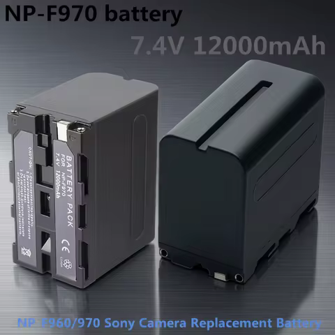Decoding Rechargeable NP-F970 12000mAh Battery NPF-960 for Photography And Lighting