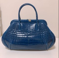 💙Kwanpen Crocodile Leather Handbag