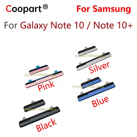 1 Set Power Switch Volume Buttons For Samsung Galaxy Note 10+ Plus N975 N975F / Note 10 N970 N970F N