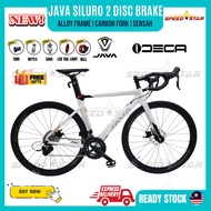 Java Siluro 3 S3 DISC Brake Road Bike Shimano 18 Speeds UCI Approved Carbon Fork Bicycle Basikal
