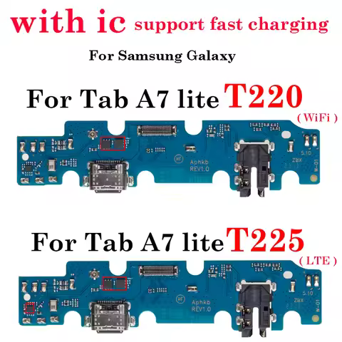 New For Samsung Galaxy Tab A7 lite T220 wifi T225 LTE USB Charging Port Doct Connector Charger Board