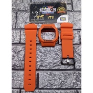 BNB DW5600 OREN + BUCKLE JAPAN (SESUAI UTK DW5600/GB5600/GWX5600/GWB5600/DW5750)