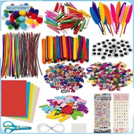 [mojotorw7] 1200Pcs Kids Arts and Crafts Supplies Kit DIY Crafting Collage Arts Set Material