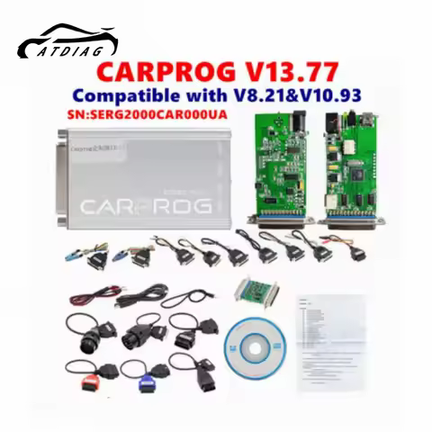 2025 Online Carprog 13.77 Full Adapters with keygen Car Prog 8.21/V10.93 Iprog Pro V86 For Radio/IMM