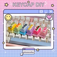 !! Keycaps DIY Super Cute Cake Roll 2U