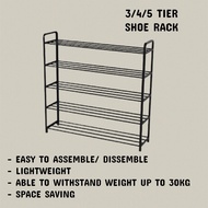*LIMITED TIME OFFER* 3-tier /4-tier / 5-tier lightweight easy to assemble shoe rack