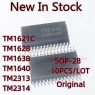 10PCS/LOT TM1621C TM1628 TM1638 TM1640 TM2313 TM2314   SOP-28 SMD LED panel display driver chip  In 