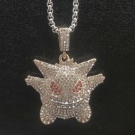 鑲鑽幽靈耿鬼吊墜(金色點鑽精靈吊墜)