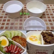650 ml white paper bowl with lid and plain inner/2 compartments/3 compartments 50 pcs @1.725 h