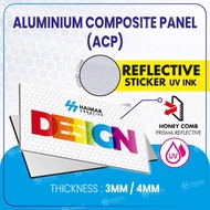 [ REFLECTIVE ] CUSTOM ACP Sheet UV INK  PRINTING For sign, Company, Entrance, Direction