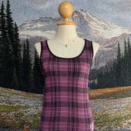 [Secondhand] Purple Tank Top Plaid Pattern LIZ LISA DOLL