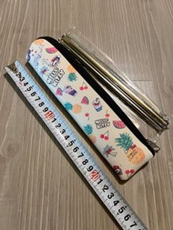 全新正品HELLO KITTY甜心俏少女環保316不鏽鋼吸管套組 手搖飲料珍珠奶茶三麗鷗SANRIO凱蒂貓手搖飲神器NT.100環保吸管四件組316不鏽鋼 粗吸管細吸管清潔刷收納袋316醫療級不鏽鋼 
