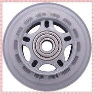 (OPSC) Skating Shoes 608ZZ Bearing Inline Skate Wheel Clear Gray