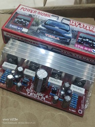 Driver power amplifier mobil Tesla 400w stereo  final TIP
