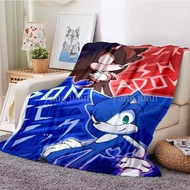 Hedgehog Sonic Cartoon Blanket Bed Sofa Car Cover Office Nap Air Conditioning Super Soft Can Be Customized B44