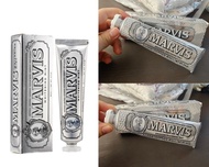 Marvis銀色強效美白薄荷牙膏(針對煙漬、茶漬和咖啡漬,強力亮白)85亳升Smokers Whitening Mint Toothpaste 85ml 意大利製造Made in Italy