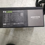 二手 Andyson 安迪生 PX1200 1200w 80PLUS 電源 電源 供應器