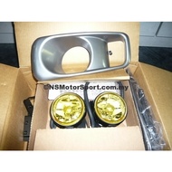 Honda Civic Ek99 Ek 99 Front Bumper Fog Lamp Foglamp Sport light Lights Complete Kit Yellow Gold DEP