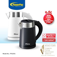 PowerPac Cordless Kettle Jug Kettle 0.6L (PPJ2016)