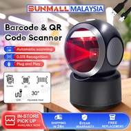 Barcode Reader QR Scanner Handfree Desktop Quick Scan USB Wired with Auto-induction