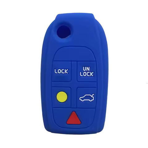 5 Buttons Silicone Remote Key Case Cover For Volvo Xc70 Xc90 V50 V70 S60 S80 C30 D05 S40 V40 V90 C70