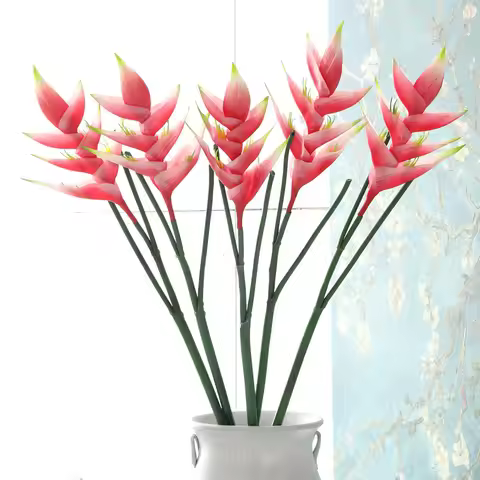 1 PCS Artificial Strelitzia Reginae Bird Of Paradise Flower Home Decor Wedding Table Room Decoration