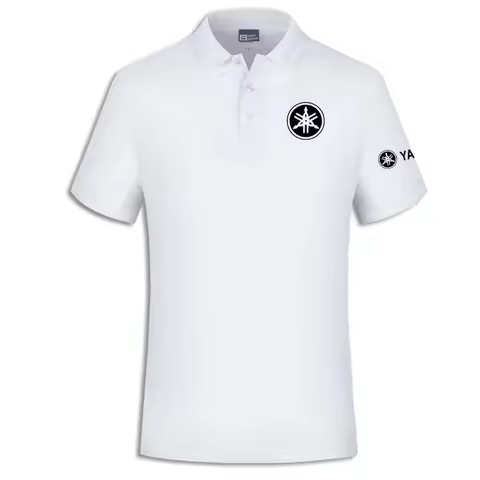 2025 New Hot Yamaha Yamaha Motorcycle Fleet 4S Store Work Clothing Tooling Lapel POLO Shirt Men's Sh
