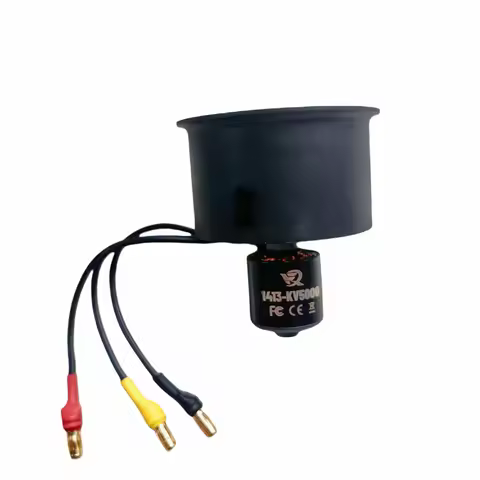 XFly Galaxy 4S 1413-KV5000 EDF Ducted Fan 40mm 12 Blade Outrunner Brushless Motor X4 EDF Power Group