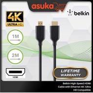 Belkin 1 Meters / 2 meters High-Speed HDMI Cable with Ethernet 4K /Ultra HD Compatible F3Y021bt1M / 