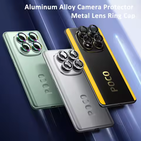 For Xiaomi Poco X7 Pro 5G Metal Camera Protector Ring Xiaomi PocoX7 PocoX7Pro X6 X6Pro X7Pro PocoX6 