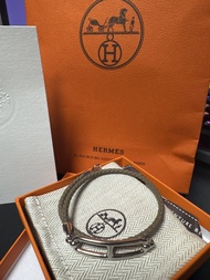 Hermes 愛馬仕 Roulis double tour bracelet 豬鼻手繩