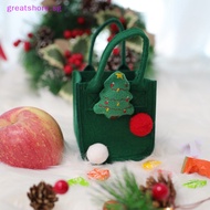 greatshore  Felt Reusable Handbag Christmas Party Gift Bag Apple Candy Biscuit Tote Bag Christmas Package Decoration Gift Bag For Kids Party  SG