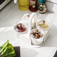 Seasoning Box Transparent Portable Kitchen Set Combination Household Nordic Lid Seasoning Jar Creati