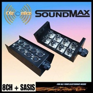 Snake BOX 8 channel Terminal Snake Kabel 8ch Black