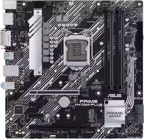 ASUS PRIME H470M-PLUS Motherboard LGA 1200 Chipset H470 DDR4 128GB M.2 support Core i3-10105 i5-1040