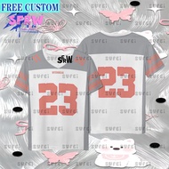 （free Customization Of 1 Name And 1 Number）v-neck Jersey Customizable With Name And Number Jersey St