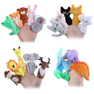 JEREMY1 Hand Finger Puppet, Montessori Educational Toy Mini Animal Hand Puppet, Animal Finger Puppet Plush Toy Puppy Giraffe Colorful Doll Finger Puppet Toy Set Children