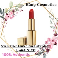E.STE.E LA.UD MATTE LIPSTICK..ER Pure Color Matte Lipstick - Color 699 Thrill Me Pure red